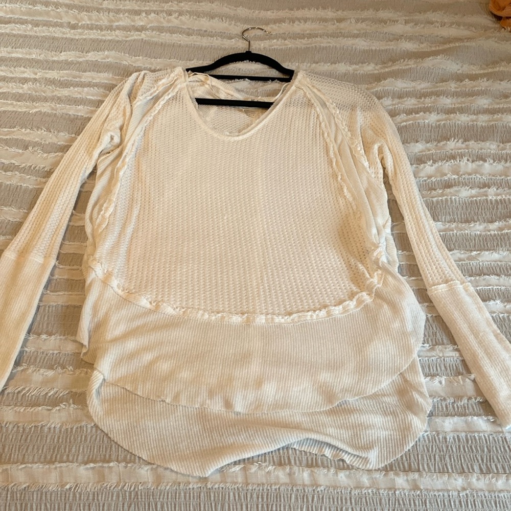 Free people white light sweater